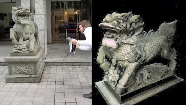 Scanning Dragon monument in day light in China using Mantis vision F6 Smart and Echo смотреть онлайн