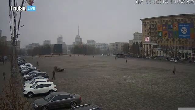 Triolan.Live - Харьков, площадь Свободы (07-11-2014) смотреть онлайн