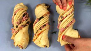 Рецепт который меня УДИВИЛ! Изогнутая ПИЦЦА! Это самая НЕОБЫЧНАЯ из всех, что я ПРОБОВАЛА!