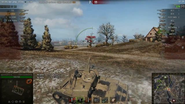 T26E4 SuperPershing, Эрленберг, Стандартный бой смотреть онлайн