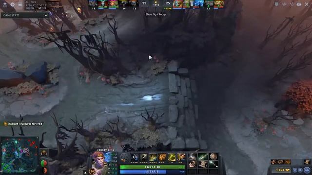Dota 2 Monkey King 7708 MMR 8/3/9 (Kills/Deaths/Assists) Ranked Full Gameplay смотреть онлайн