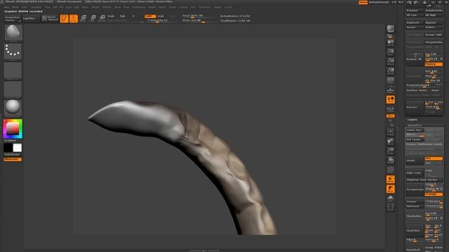 Adding teeth to a character in ZBrush смотреть онлайн