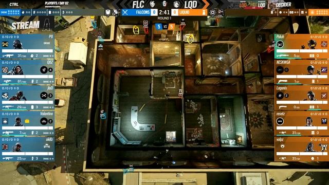Team Falcons vs. Team Liquid- Six Invitational 2024 // Playoffs смотреть онлайн