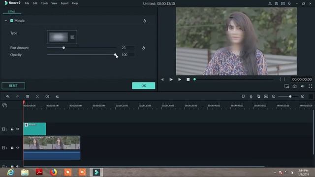 WONDERSHARE FILMORA 9 | HOW TO ADD BLUR IN YOUR VIDEO CLIPS | смотреть онлайн