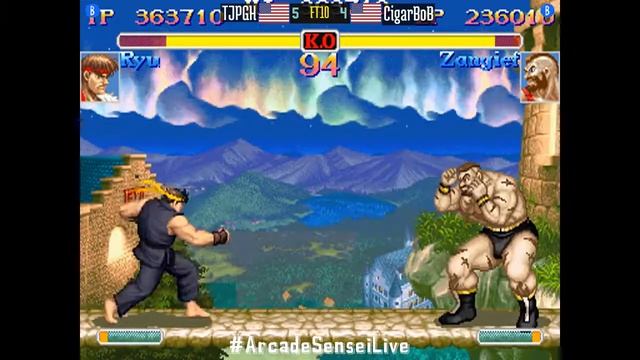 Super Street Fighter II X GMC (FT10) - TJPGH (US) vs CigarBoB (US) смотреть онлайн
