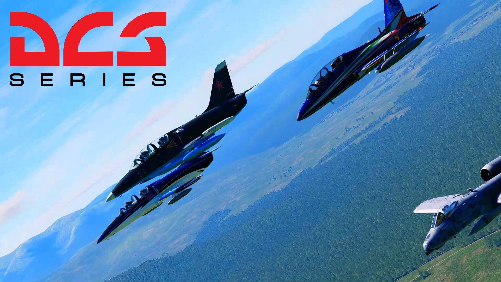 DCSWorld.Полёт в компании друзей. Flying In The Company Of Friends.