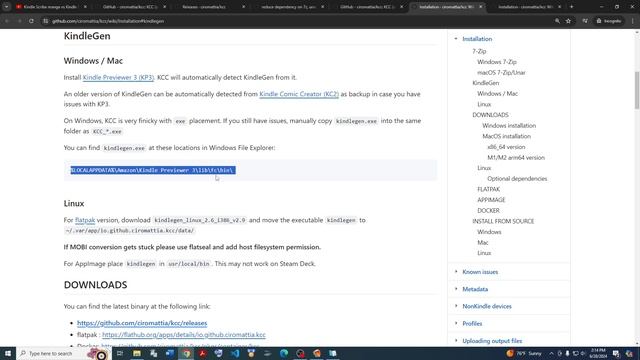 Kindle Comic Converter 6.1 | kindlegen, homebrew, 7z updates! | KCC смотреть онлайн