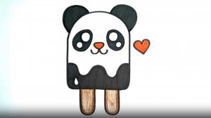 КАК НАРИСОВАТЬ ДВОЙНОЕ МОРОЖЕНОЕ ЛЕГКО ШАГ ЗА ШАГОМ