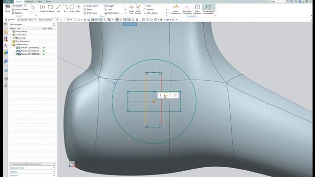 Siemens NX - Realize shape смотреть онлайн
