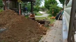 Монтаж септика «Спарта-800»