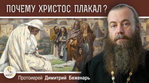 ПОЧЕМУ ХРИСТОС ПЛАКАЛ ?  Воскрешение Лазаря. Протоиерей Димитрий Беженарь