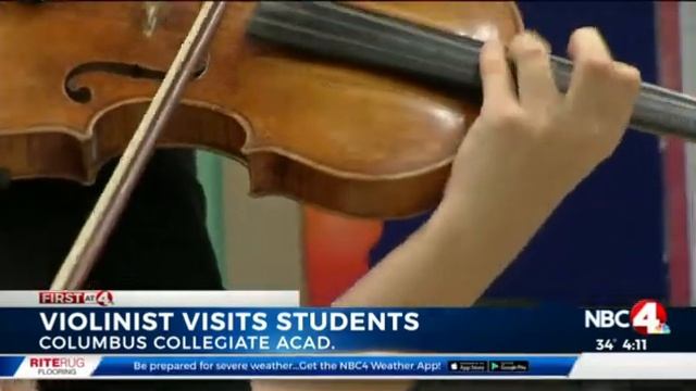 NBC4: Famed Violinist Alexandra Soumm Visits ProMusica's Play Us Forward Students смотреть онлайн
