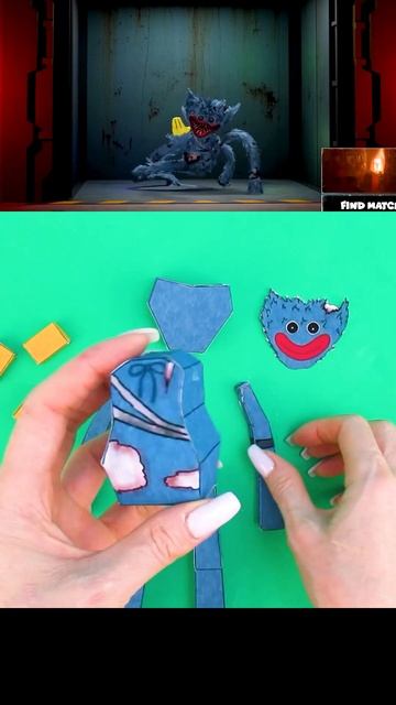 Как сделать Раненого Хагги Вагги из Поппи Плейтайм 4 – Простая бумажная поделка смотреть онлайн