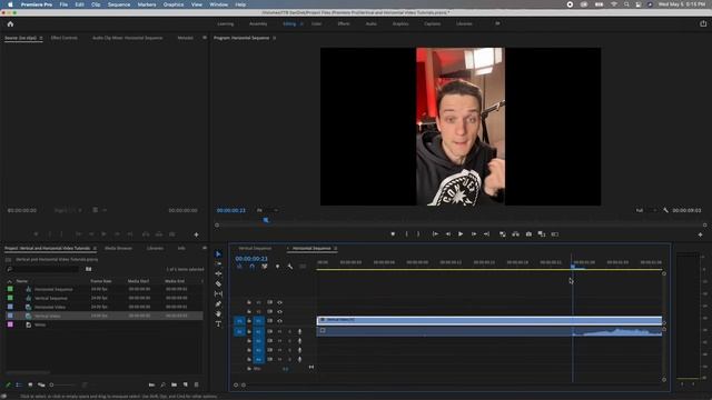 Turning VERTICAL Videos HORIZONTAL (Sort of)