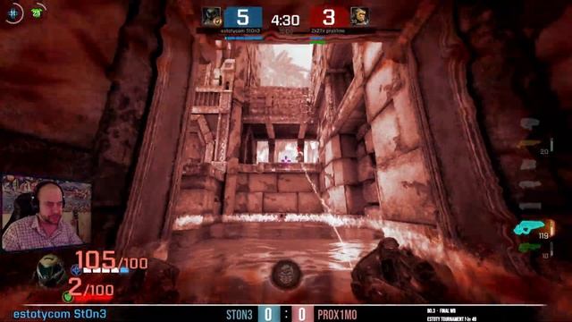 St0n3 vs Prox1m0 Estoty cup №49 Final WB part 1 Quake Champions смотреть онлайн