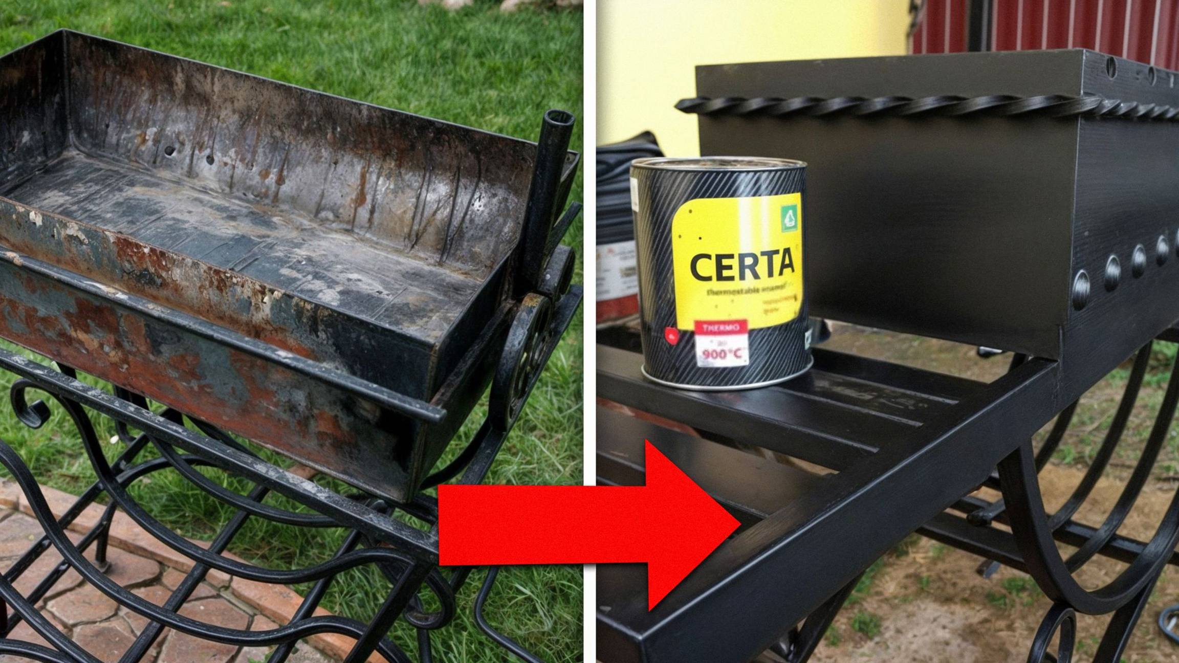 ЕДИНСТВЕННЫЙ способ сохранить вечно красивый мангал / Зачем и чем красить мангал?