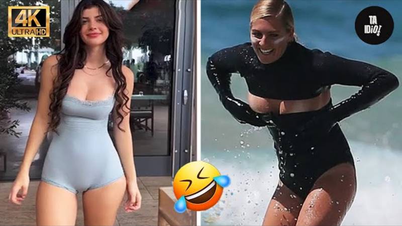 Неловкие моменты для женщин, снятые на камеры видеонаблюдения. Подборка мгновенных сожалений 2025 смотреть онлайн