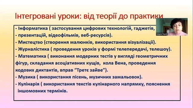 Аспекти інноваційної моделі STEM-освіти на уроках української мови смотреть онлайн