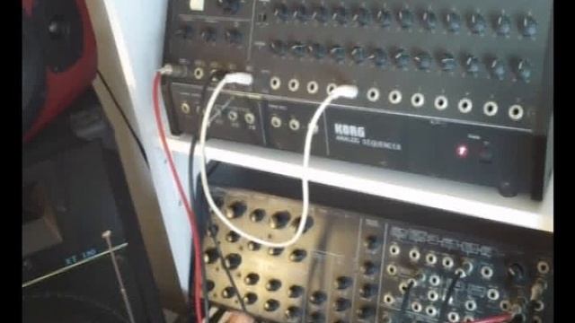 Korg MS20, SQ10 and theremin смотреть онлайн