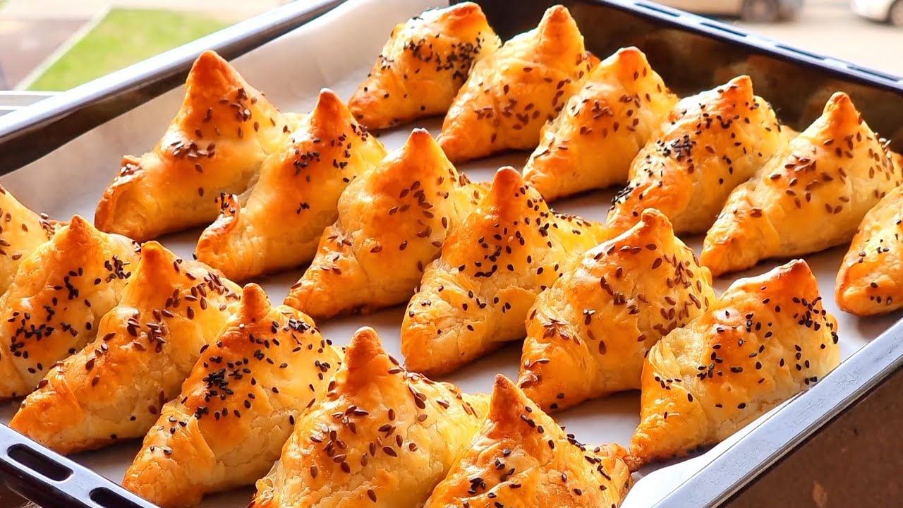 НАПОЛЕОН САМСА! ХРУСТЯЩАЯ, СУПЕР СЛОЕНАЯ ВЫПЕЧКА! ЦАРСКАЯ ВКУСНОТА ИЗ ФАРША! ПРОСТО И ОЧЕНЬ ВКУСНО! смотреть онлайн