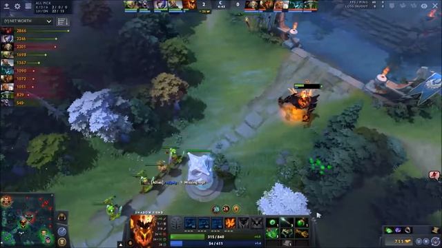 Dota 2 Laning Stage SF vs Divine 4 OD gameplay смотреть онлайн