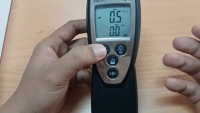 Hướng dẫn sử dụng máy đo chênh lệch áp suất testo 512