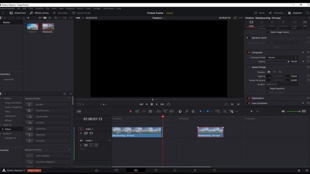 How to FREEZE FRAME in Davinci Resolve - for Beginners смотреть онлайн
