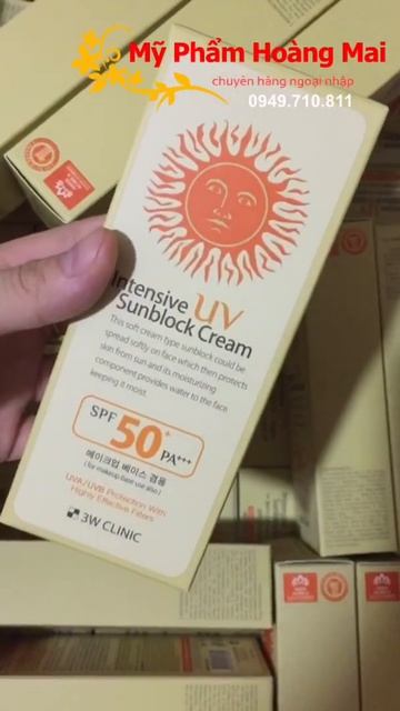 Kem chống nắng 3w clinic 70ml смотреть онлайн