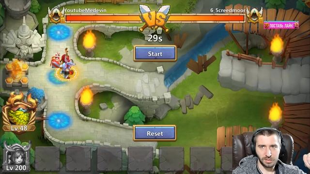 ТЕССА-РОГАТЕССА НА МАКСИМАЛКЕ \ БИТВА ЗАМКОВ \ CASTLE CLASH смотреть онлайн