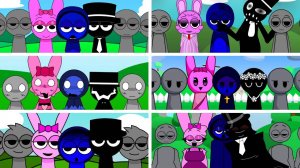 Incredibox - Sprunki, но ТРИО (BLACK, PINKI, JEVIN) во ВСЕХ разных модах | Incredibox Sprunki