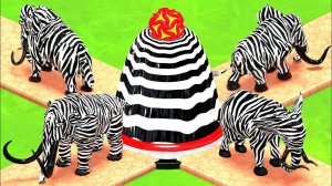 Мультики для детей. Мультики Залипалки про тигровых слонов для малышей. Детские мультики