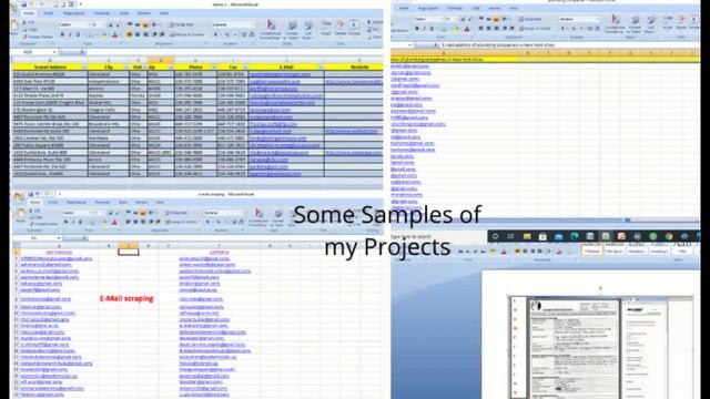 Data Entry,Dat Mining,Web Scarping,Lead Generation,Excel смотреть онлайн