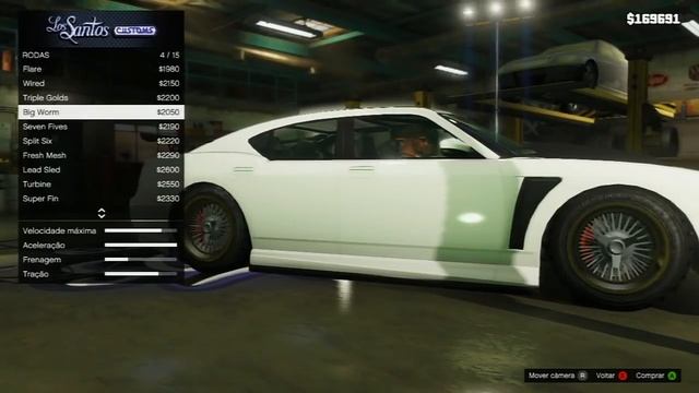 GTA V - Personalizando Carros e Motos: Tuning (Sem spoilers) смотреть онлайн