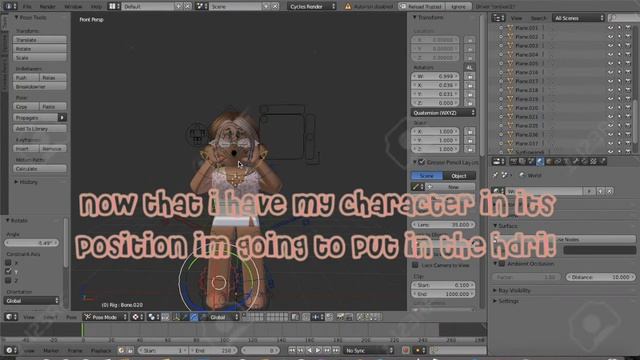 How to put an HDRI background into blender! смотреть онлайн