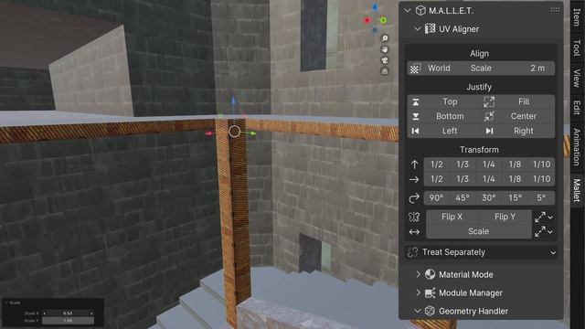 UV Aligner - MALLET - Blender Addon смотреть онлайн