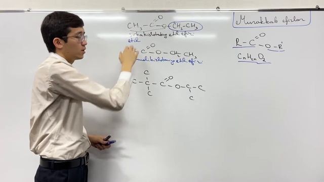 Murakkab Efirlar, Nomlanishi | Organik Kimyo 2.0