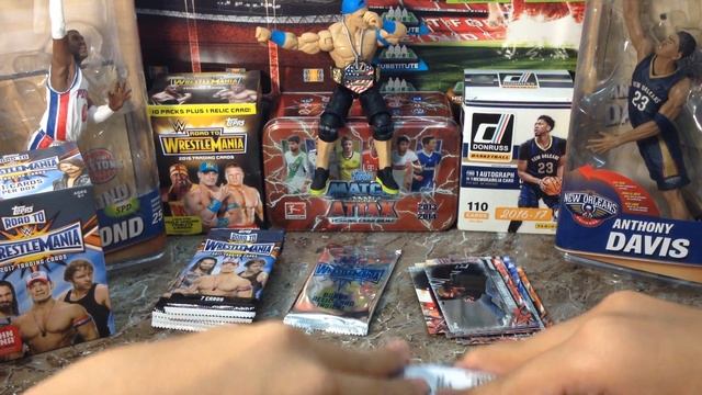 TOPPS WWE ROAD TO WRESTLEMANIA 2017/ BLASTER BOX/ UNBOXING смотреть онлайн