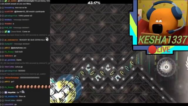Кеша прошел TON 618 в Geometry Dash смотреть онлайн