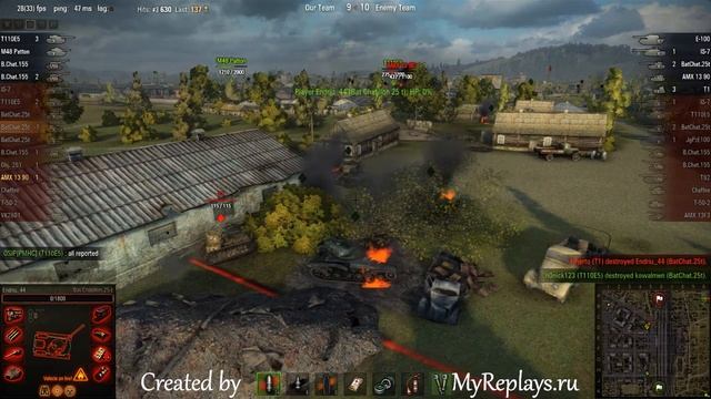WOT: Ensk - AMX 13 90 - 1 frag смотреть онлайн