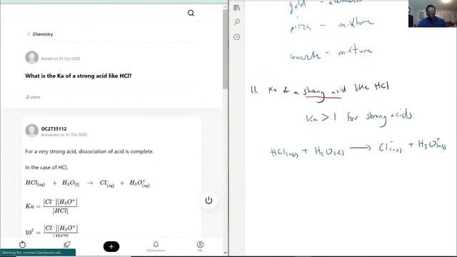 What is the Ka of a strong acid like HCl? смотреть онлайн