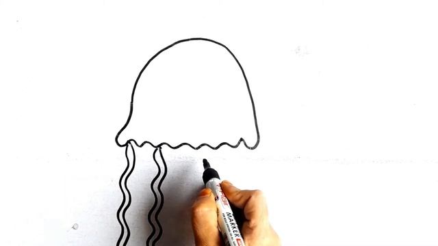 Cute drawing jelly fish sketch смотреть онлайн