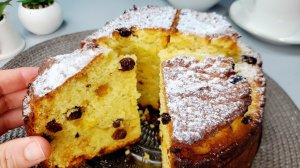 Паска за ОДИН час! Как у БАБУШКИ! Даже МЕСИТЬ НЕ НУЖНО! Кулич с творогом! Без дрожжей!