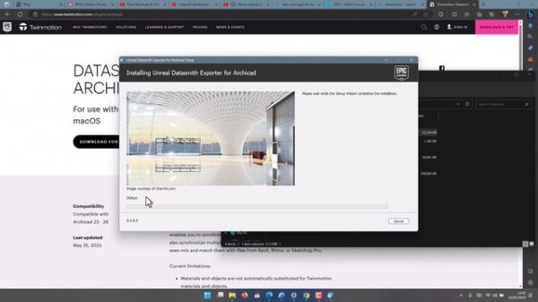 Installing Twinmotion 2023 Directlink For ArchiCAD | Twinmotion Datasmith for ArchiCAD #twinmotion