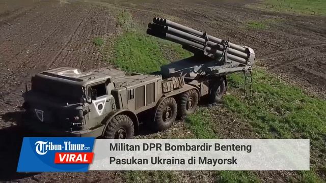 Detik detik Militan DPR Bombardir Benteng Pasukan Ukraina di Mayorsk смотреть онлайн