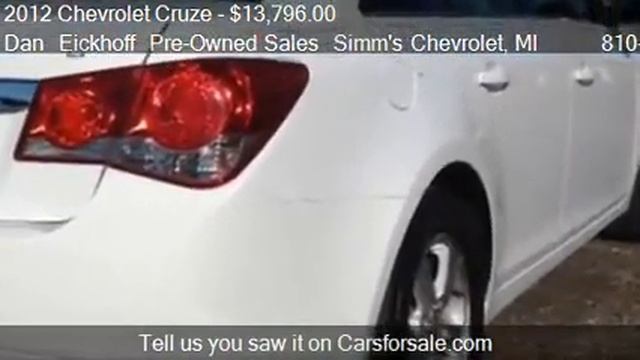 2012 Chevrolet Cruze LT 4dr Sedan w/1LT for sale in Clio, MI смотреть онлайн