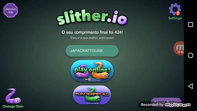 Slither. io:EU NÃO SEI JOGAR SLITHER.IO (japa craft) смотреть онлайн