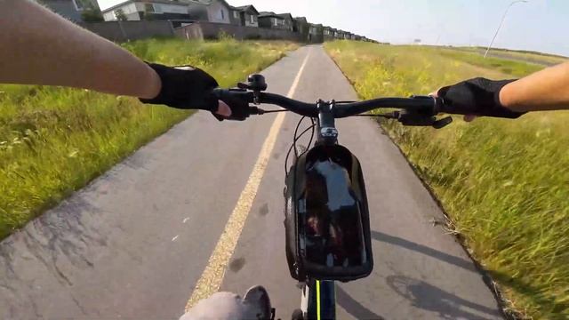 HOW SAFE TO RIDE A BIKE IN NE CALGARY? | DJI OSMO ACTION 3 CAMERA TEST | BUHAY CANADA смотреть онлайн