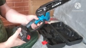 Аккумуляторная цепная пила Crexia 1000вт.!