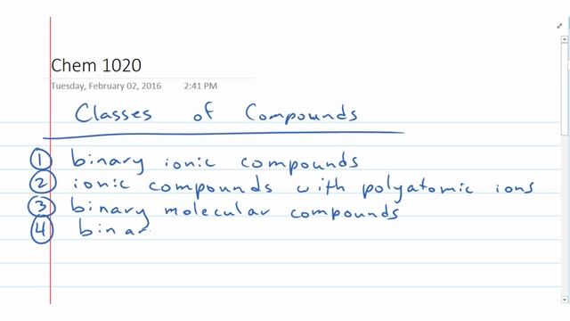 Intro to Chemical Nomenclature 020216 смотреть онлайн