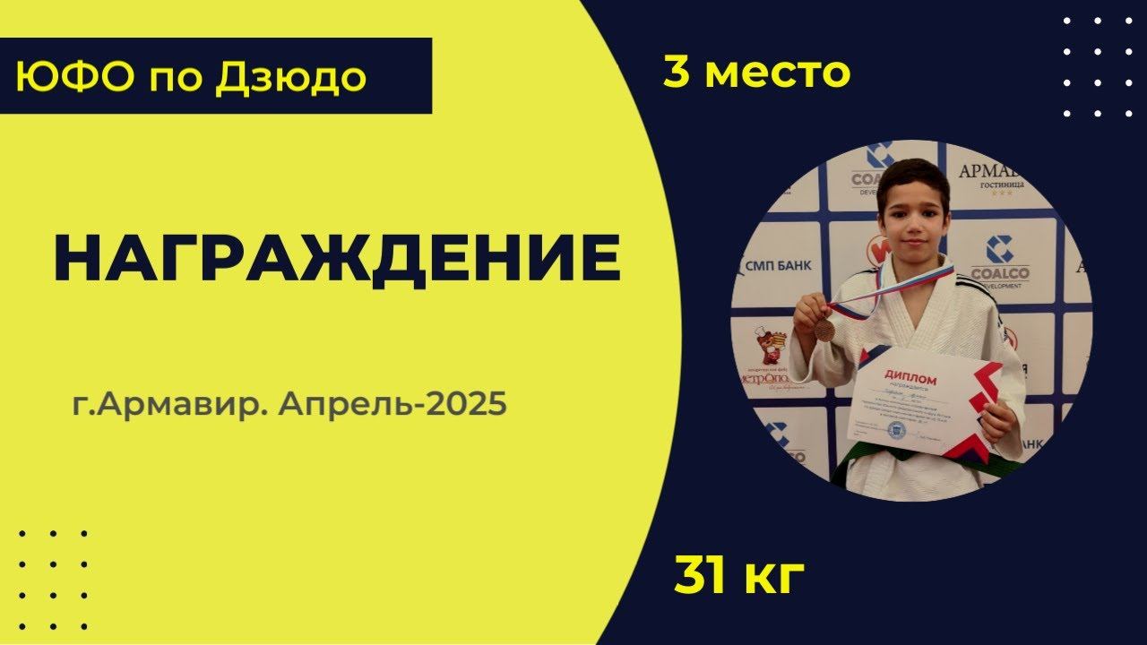 6. Награждение [Апрель 2025]
